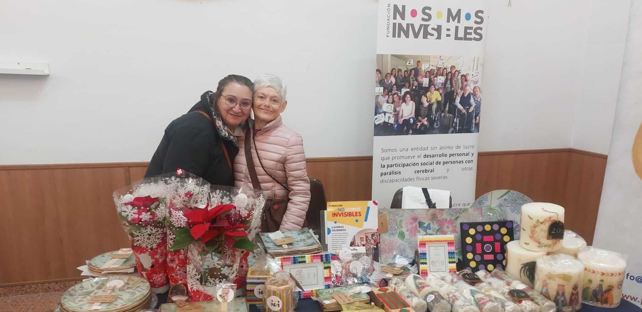 Fundació No Somos Invisibles al Mercat Solidari de Nadal