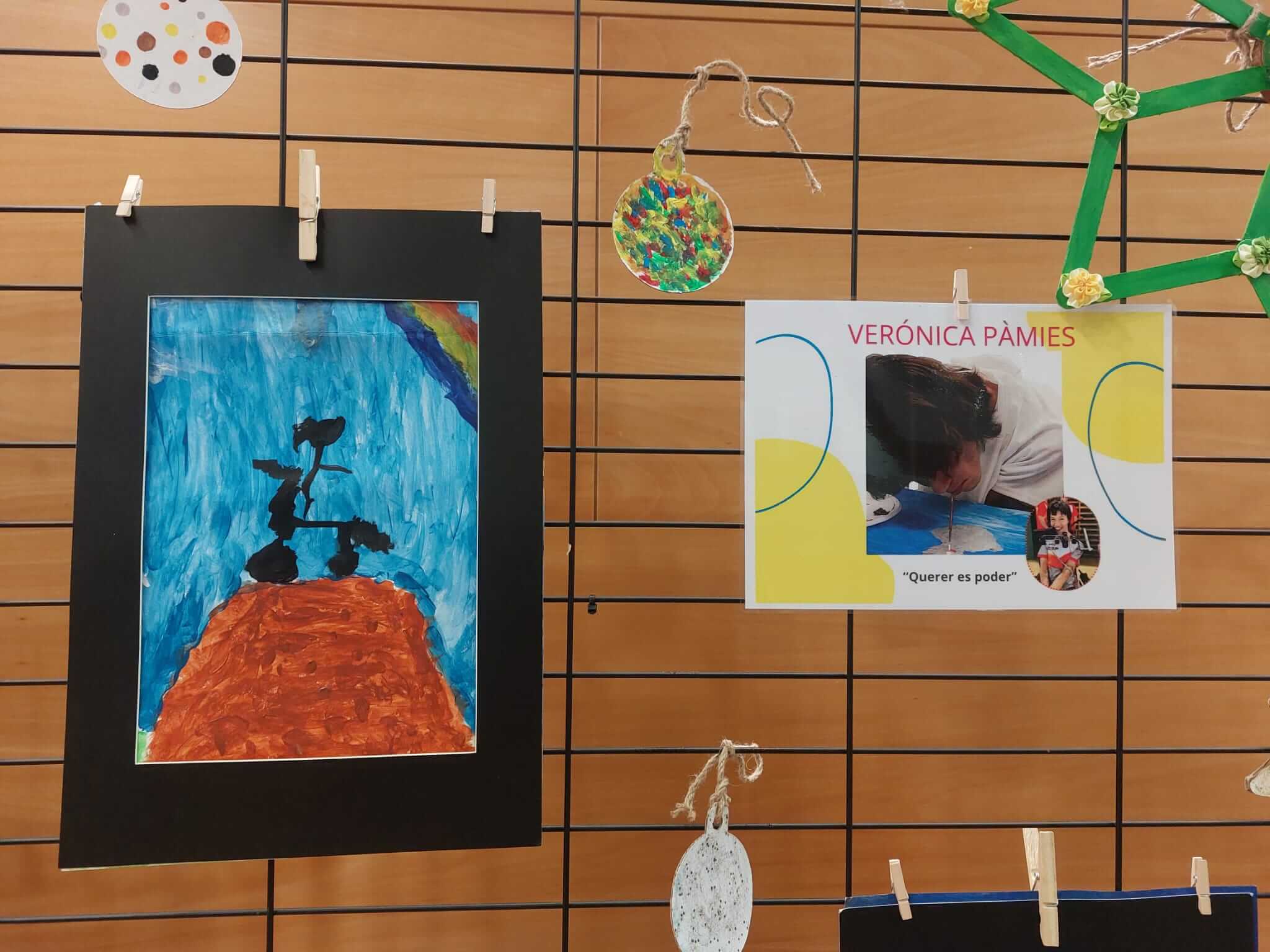 Exposición del taller ART-NSI en el Centro Cultural de Bellvitge