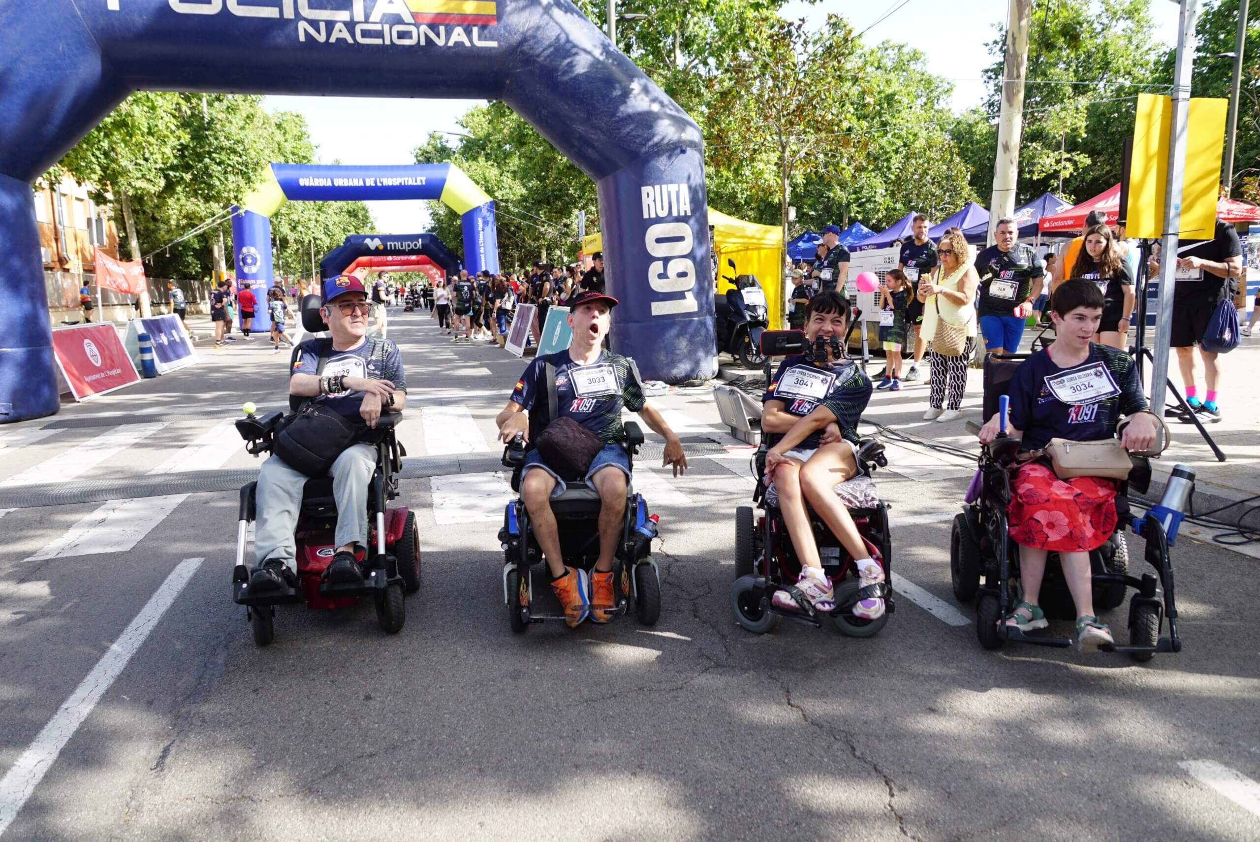 Vivimos una jornada inolvidable en la I Cursa Solidaria de la Policía Nacional y la Guardia Urbana de L’Hospitalet de Llobregat